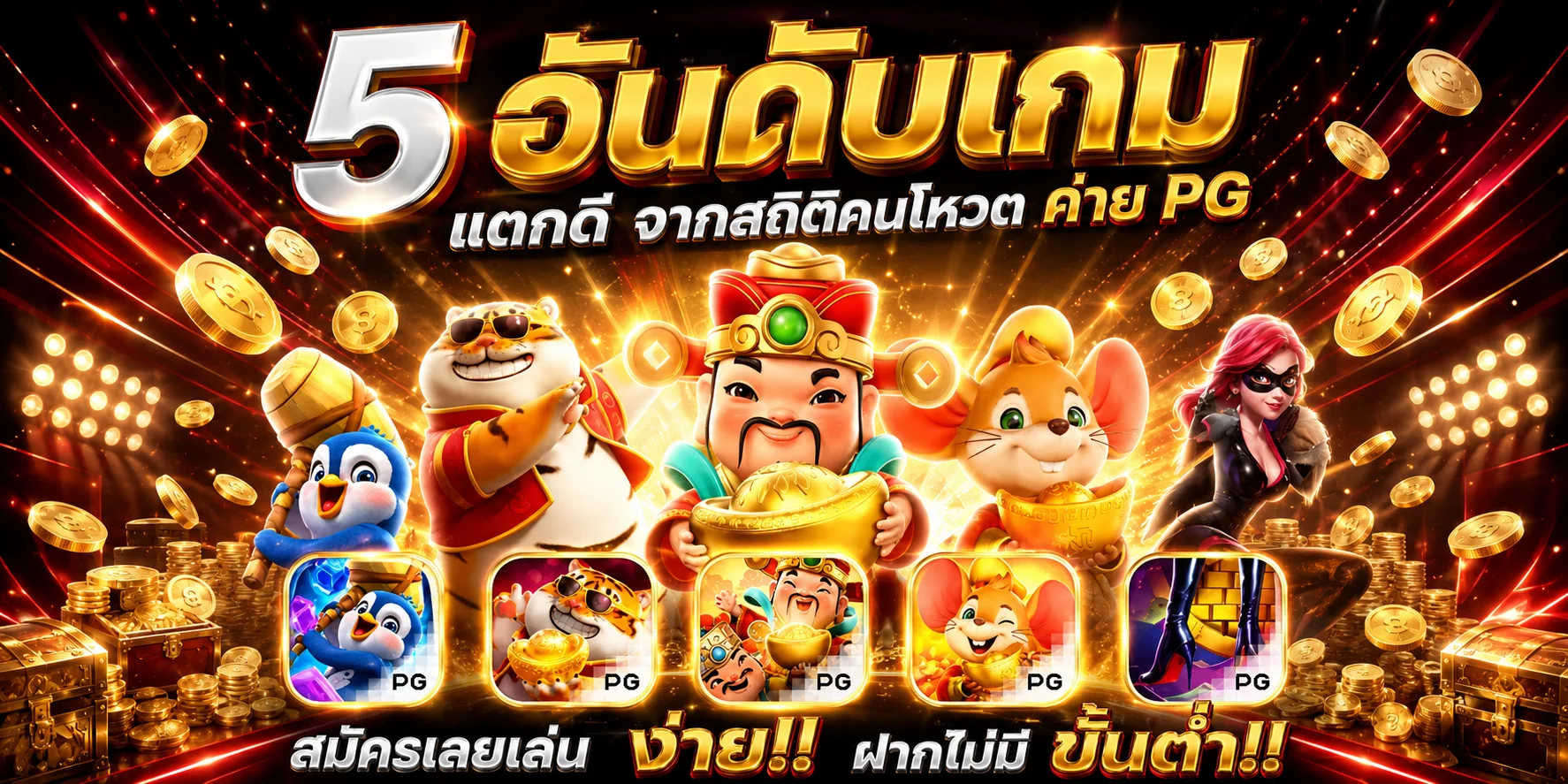 แบนเนอร์หน้าสล็อตออนไลน์ TUNGTUNG689 รวมค่ายเกมดัง